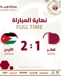 开云移动端-国足对手昨日热身赛遭逆转 卡塔尔1比2不敌约旦